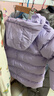 歌瑞家（greatfamily）兒童羽絨服 冬季新款童裝長(cháng)款羽絨服石墨烯三防90鴨絨樂(lè )友 女款【紫色】 110 【4-5歲】 曬單實(shí)拍圖