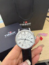 天梭（TISSOT）【官方授權店】瑞士手表 卡森臻我系列計時(shí)碼石英男表 白盤(pán)皮帶T122.417.16.033.00 曬單實(shí)拍圖