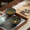 敦煌研究院 青翎·敦煌蓮綻凝澄雙盞套裝 創(chuàng  )意對杯高檔茶具送朋友同事長(cháng)輩 青翎·敦煌蓮綻凝澄雙盞套裝 曬單實(shí)拍圖