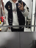 幻司美式國潮插肩拼接棒球服男秋冬季新款學(xué)生寬松重工刺繡設計感外套 8813藏青色 XL 【120-140斤】 【刺繡高質(zhì)量】 曬單實(shí)拍圖