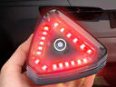 太陽(yáng)能汽車(chē)領(lǐng)航燈紅光爆閃巡航電動(dòng)車(chē)摩托車(chē)慢閃防追尾警示飛機燈 【紅光款1只裝】太陽(yáng)能三角領(lǐng)航警示燈 曬單實(shí)拍圖