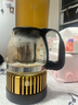 ZXQ溫茶器暖茶爐玻璃茶壺保溫底座圍爐家用蠟燭加熱煮茶溫茶爐 風(fēng)琴溫茶器-小號矮款直徑11cm 曬單實(shí)拍圖