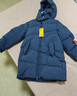 巴拉巴拉童裝兒童羽絨服女男童2025新款冬中長(cháng)款加厚保暖外套純色連帽衣服 曬單實(shí)拍圖