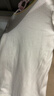 優(yōu)衣庫嬰幼兒寶寶HEATTECH棉混紡圓領(lǐng)T恤/長(cháng)袖保暖衣秋衣478444 01 乳白色 100 曬單實(shí)拍圖