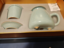 蘇氏陶瓷汝窯辦公杯帶蓋家用泡茶水杯開(kāi)片可養過(guò)濾喝茶杯禮盒裝 曬單實(shí)拍圖