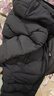 京東京造羽絨服女90鴨絨泡芙冬季新款女士外套 中長(cháng)款 黑色 M 曬單實(shí)拍圖