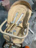 semmook遛娃神器嬰兒推車(chē)0-6歲用折疊可坐可躺帶減震雙向高景觀(guān)溜娃車(chē) 香檳金【擋風(fēng)皮質(zhì)遮陽(yáng)棚】【弓形穩固車(chē)架】 曬單實(shí)拍圖