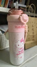 三麗鷗（SANRIO）凱蒂貓HelloKitty雙飲保溫杯316不銹鋼帶吸管辦公女新年禮物500ml 曬單實(shí)拍圖