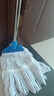 純棉拖把可拆洗家用拖布墩布頭布條拖把蠟拖飯店肯德基餐廳用地拖 一套兩塊拖布【不銹鋼桿】 曬單實(shí)拍圖