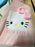京川旭熱水袋注水hellokitty暖水袋毛絨可愛(ài)灌水熱敷暖寶寶暖肚子暖手寶 凱特貓注水袋【1000ml】 曬單實(shí)拍圖
