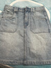 ONLY 2025春季復古工裝風(fēng)高腰顯瘦牛仔短裙半身裙女|125137023 曬單實(shí)拍圖