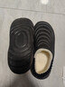 潔麗雅防水棉拖鞋男士秋冬季外穿防滑防臭居家室內加絨保暖全包跟棉鞋女 典雅黑 【防水保暖  一鞋兩穿】 42-43 【標準碼】 曬單實(shí)拍圖
