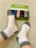 paul frank100%純棉襪子男冬舒適款10A抗菌防臭吸汗男士運動(dòng)襪 6雙禮盒裝 曬單實(shí)拍圖