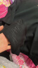 七匹狼【抗菌抗靜電】衛衣男秋冬季百搭休閑刺繡套頭上衣 黑色    XL    曬單實(shí)拍圖