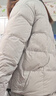 坦博爾輕薄羽絨服女短款翻領(lǐng)寬松舒適襯衫式女士外套330226D 夏云灰155 曬單實(shí)拍圖