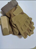 目丸手套男士秋冬季百搭保暖戶(hù)外騎行防風(fēng)防寒加絨加厚電動(dòng)車(chē)觸屏手套 【常規】卡其色-保暖可觸屏 曬單實(shí)拍圖