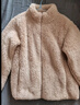優(yōu)衣庫童裝男童女童長(cháng)絨搖粒絨拉鏈茄克長(cháng)袖外套478168 478168/31米色 160 曬單實(shí)拍圖