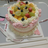知印新年禮物甜品女神專(zhuān)屬新鮮甜品生日蛋糕動(dòng)物淡奶油甜品同城送 粉色系水果蛋糕 6英寸(適合1-3人) 曬單實(shí)拍圖