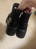 73Hours女鞋怦怦跳2025冬季新款黑色朋克風(fēng)厚底彈力切爾西靴高跟短靴夏 黑色 35 曬單實(shí)拍圖