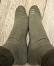 京東京造【100%純棉10A抗菌】秋冬襪子男防臭透氣休閑商務(wù)中筒襪 黑灰藏青 曬單實(shí)拍圖