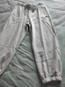 adidas休閑加絨加厚毛圈布束腳運動(dòng)褲男女秋冬阿迪達斯官方輕運動(dòng) 淺麻灰   XL 曬單實(shí)拍圖