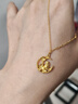 周六福明月花意足金999黃金項鏈女足金吊墜計價(jià)A0613919 約4.27g 禮物 曬單實(shí)拍圖