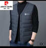 皮爾卡丹（pierre cardin）秋冬季棉馬甲男貼身內穿中老年內膽馬夾坎肩保暖背心棉服馬褂 灰色 3XL 建議140-155斤 曬單實(shí)拍圖