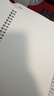 MUJI聚丙烯透明封面雙環(huán)筆記本 學(xué)生文具 點(diǎn)格/82張/透明/A5 曬單實(shí)拍圖