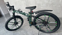 Jeep吉普自行車(chē)折疊山地車(chē)學(xué)生27速雙減震越野單車(chē)戰神軍綠色十刀輪 曬單實(shí)拍圖