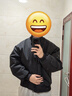 卡圖弛美式短款飛行員夾棉夾克棉服男秋冬季寬松加厚不臃腫棉上衣服外套 黑色 【棉服款】 XL 曬單實(shí)拍圖