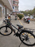 鳳凰官方旗艦店山地自行車(chē)男女士變速單車(chē)青少年學(xué)生越野公路賽車(chē)途瑞 鋼架【輻條】消光黑 26寸【適合160-185cm】 24速 曬單實(shí)拍圖