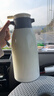 蘇泊爾同款保溫壺家用大容量保溫水壺熱水壺暖水壺水瓶宿舍保溫瓶 米白色 1.9L 數顯款 曬單實(shí)拍圖