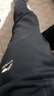 李寧（LI-NING）運動(dòng)褲加絨加厚男直筒冬季寬松休閑百搭衛褲舒適平口運動(dòng)褲子男 曬單實(shí)拍圖