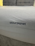 亞朵星球 深睡床笠 可機洗床單防滑易套取通用床笠四季 巖藍灰 180*200cm 曬單實(shí)拍圖
