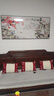領(lǐng)藝（LINGYI）客廳裝飾畫(huà)沙發(fā)背景墻壁畫(huà)辦公室掛畫(huà)2025新款現代高檔大氣山水畫(huà) 家和萬(wàn)事興 180*80CM 晶瓷畫(huà) 曬單實(shí)拍圖