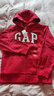 蓋璞男童2025秋季新款logo仿羊羔絨拉鏈連帽衛衣兒童裝美版789866 曬單實(shí)拍圖