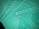得力(deli)A2耐用PVC切割墊板桌墊/鼠標墊/書(shū)寫(xiě)墊 超大號可水洗手工桌面刻板裁紙美工墊  綠色78402 曬單實(shí)拍圖