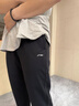 李寧男士加絨褲子秋冬季運動(dòng)褲男褲加厚休閑褲直筒保暖褲運動(dòng)長(cháng)褲衛褲 曬單實(shí)拍圖