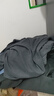 啄木鳥(niǎo)男士保暖內衣羊絨蠶絲冬季加絨秋衣秋褲無(wú)痕打底套裝2XL深灰 曬單實(shí)拍圖