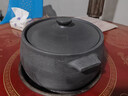 滎窯釜滎經(jīng)砂鍋煲湯家用湯鍋砂鍋湯煲燃氣灶明火老式黑陶煲細沙無(wú)釉砂鍋 （5-9人）泰平 8L 曬單實(shí)拍圖