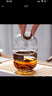 美斯尼 蓋碗玻璃茶碗泡茶杯功夫茶具防燙手抓杯 曬單實(shí)拍圖