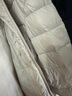 坦博爾輕薄羽絨服女短款連帽百搭休閑秋冬女士外套 珍珠月米 L(170) 曬單實(shí)拍圖