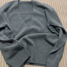 LESS【商場(chǎng)同款/0壓系列】2025冬新款進(jìn)口套頭V領(lǐng)針織衫2P0318740 073雜煙灰 M 曬單實(shí)拍圖