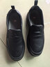 足力健防滑老人鞋男新年新款春秋季樂(lè )福鞋軟底商務(wù)休閑皮鞋一腳蹬豆豆鞋 曬單實(shí)拍圖