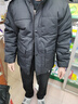 啄木鳥(niǎo)棉服男中老年人棉衣加絨加厚男士外套冬季爸爸裝棉襖保暖厚款冬裝 黑色加絨款 XL 曬單實(shí)拍圖