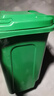 若興（RUOXING）戶(hù)外分類(lèi)垃圾桶帶蓋加厚環(huán)衛新塑料桶小區物業(yè)廚房商用大號垃圾桶 綠色【廚余垃圾】 80L帶輪款【45*50*75cm】 曬單實(shí)拍圖
