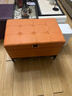 【京配物流】換鞋凳家用可坐式儲物長(cháng)條凳床尾凳收納凳多功能小凳 【貓爪皮-可儲物】橙色60*40*40 曬單實(shí)拍圖