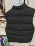 真維斯戶(hù)外運動(dòng)馬甲男外套春秋季冬天坎肩無(wú)袖棉衣上衣服新款純色立領(lǐng)款 黑色 3XL 曬單實(shí)拍圖