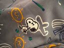史努比（SNOOPY）兒童保暖內衣套裝男童加絨厚款睡衣兩件套中大童家居服冬季 藍色 曬單實(shí)拍圖