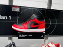Jordan男休閑鞋AJ1反轉禁穿 JORDAN 1馬年新春運動(dòng)鞋553558-606黑紅44 曬單實(shí)拍圖